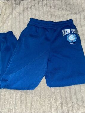 Blue 'New York' Sweatpants